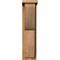 Ekena Millwork Crestline Rough Sawn Corbel w/Backplate, Western Red Cedar, 6"W x 12"D x 24"H COR06X12X24CRE01RWR - alternate 3